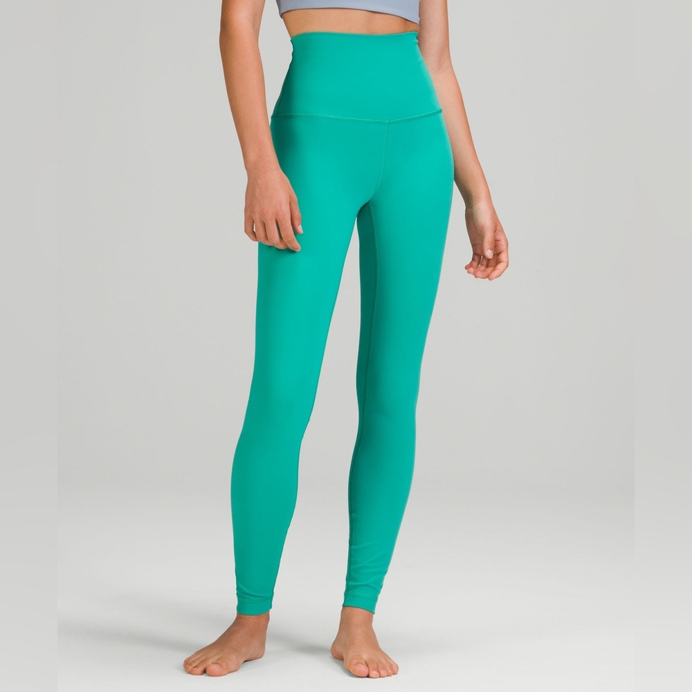 Lululemon WUNDER UNDER SUPER-HIGH-RISE TIGHT 28" Luxtreme Maldives Green